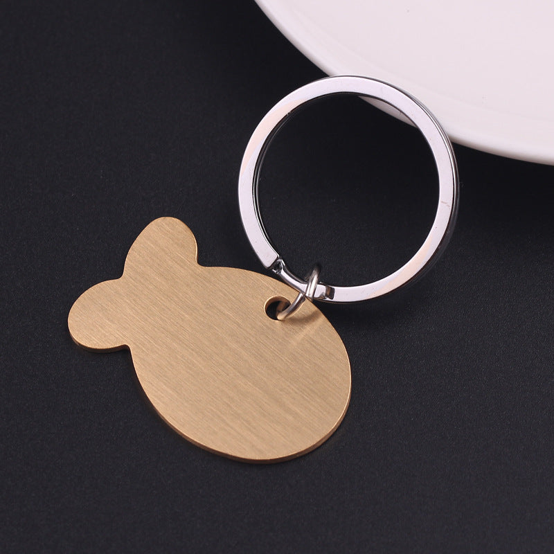 Custom Stainless Steel Fish Pet ID Tag
