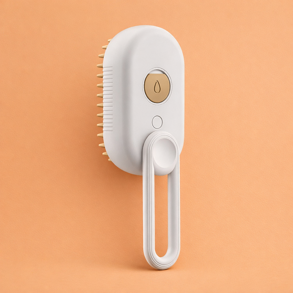 3-in-1 Electric Steam Pet Brush