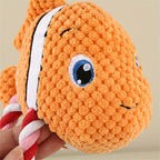 Plush Animal Rope Dog Toy