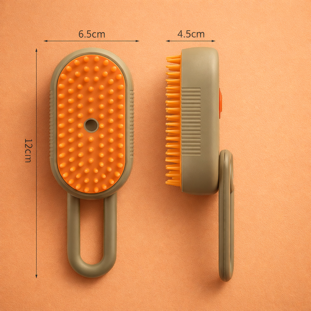 3-in-1 Electric Steam Pet Brush