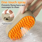 3-in-1 Electric Steam Pet Brush