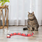 Interactive Electric Snake Cat Toy with USB Rechargeable Motion