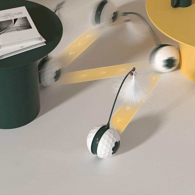 Rechargeable Pendulum Feather Cat Toy