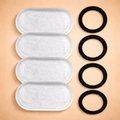 Replacement Filters for 2.5L Stainless Steel Gooseneck Pet Water Fountain