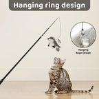 Flapping Squirrel Cat Toy with Catnip & Touch Activation
