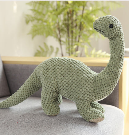 Bite-Resistant Plush Dog Toy Set in Cute Animal Styles