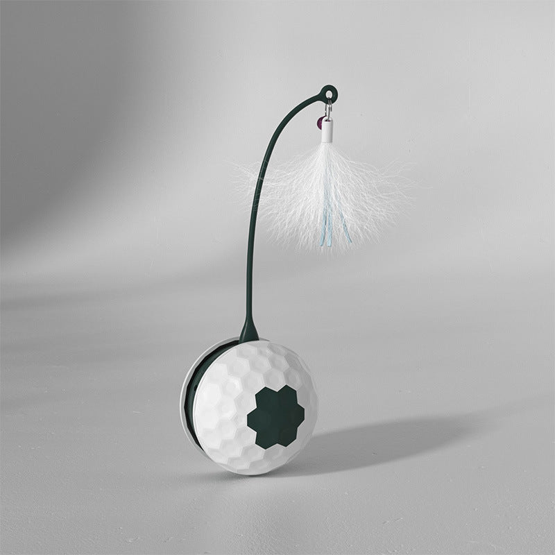 Rechargeable Pendulum Feather Cat Toy