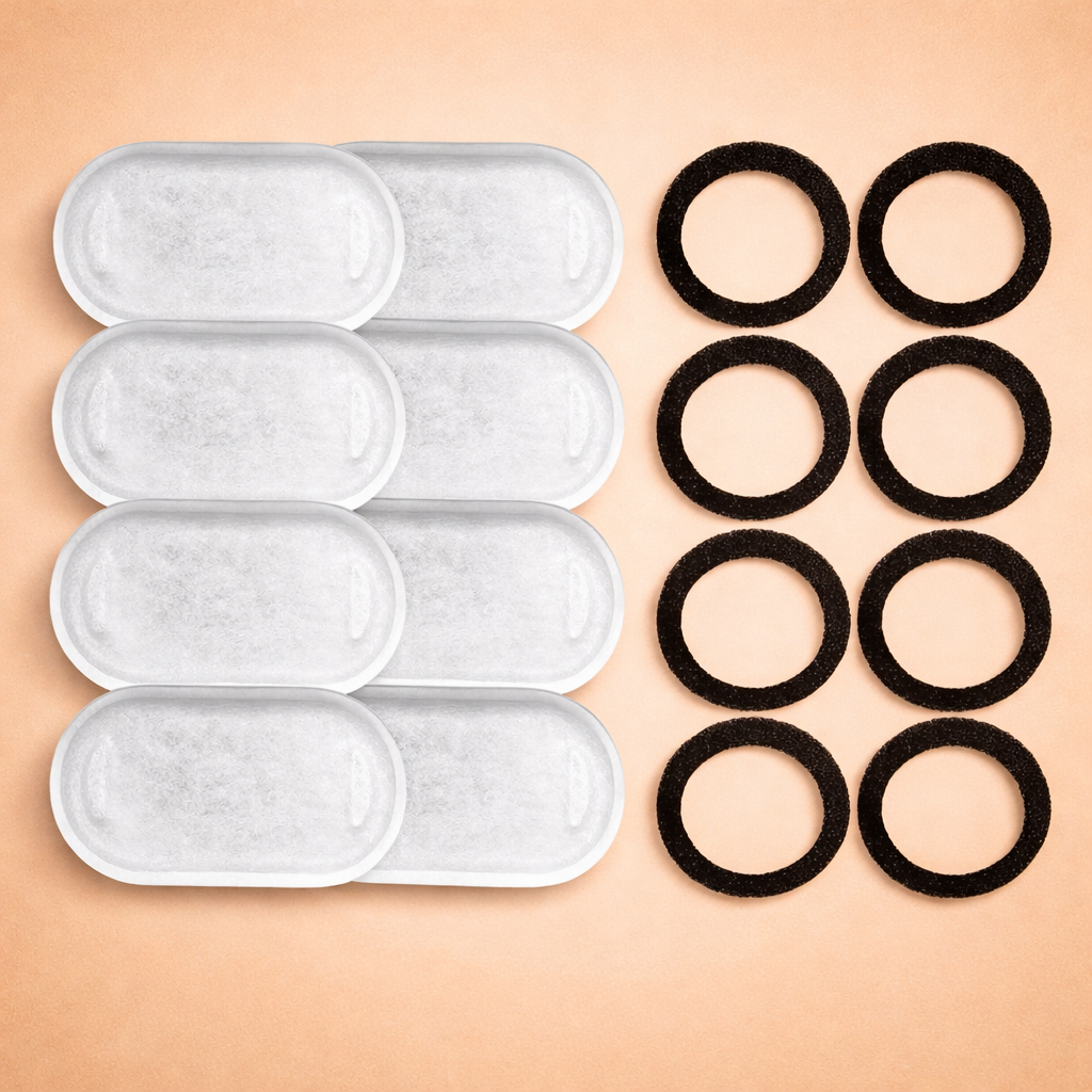 Stainless Steel Pet Water Fountain with Double Filtration