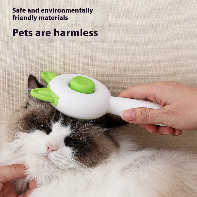 Self-Cleaning Cat Brush for Shedding