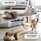 Smart Electric Feather Chase Cat Toy Car