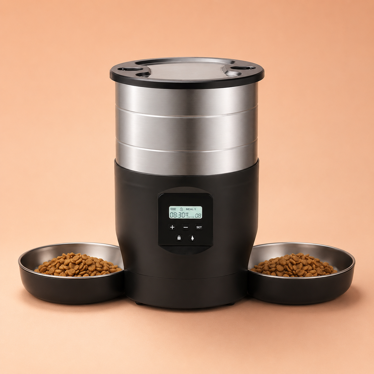 4.5L Dual-Bowl Automatic Pet Feeder