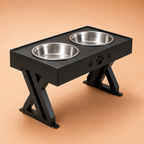 Adjustable Elevated Double Pet Bowls