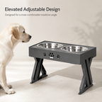 Adjustable Elevated Double Pet Bowls