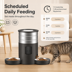 4.5L Dual-Bowl Automatic Pet Feeder