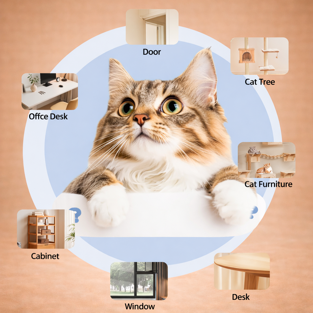 Automatic Hanging Cat Teaser Toy with Remote Control