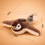 Touch-Activated Flapping Bird Cat Toy