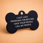 Custom Stainless Steel Bone Pet ID Tag