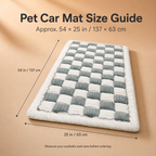 Plush Quilted Backseat Dog Mat