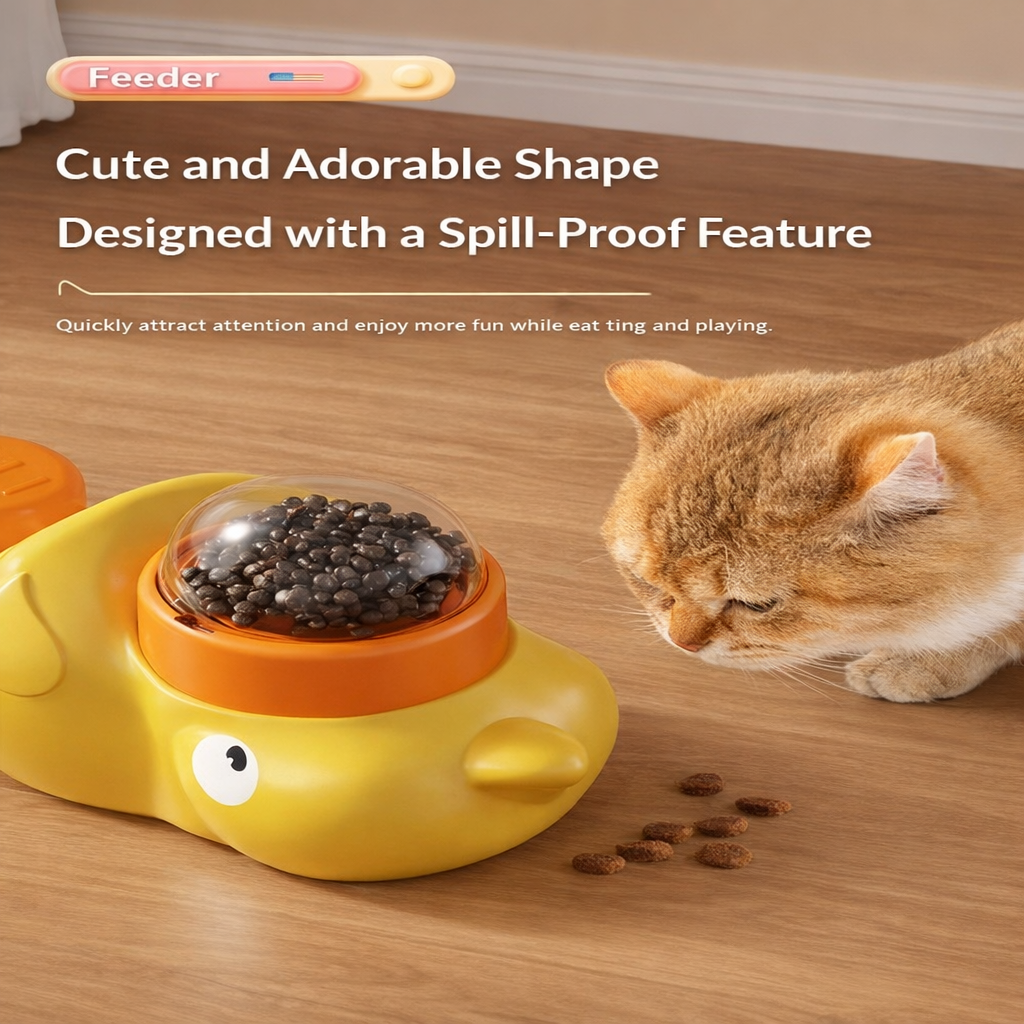 Duck Treat Dispensing Toy for Cats & Dogs