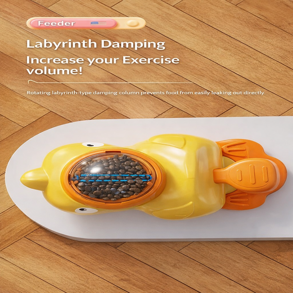 Duck Treat Dispensing Toy for Cats & Dogs