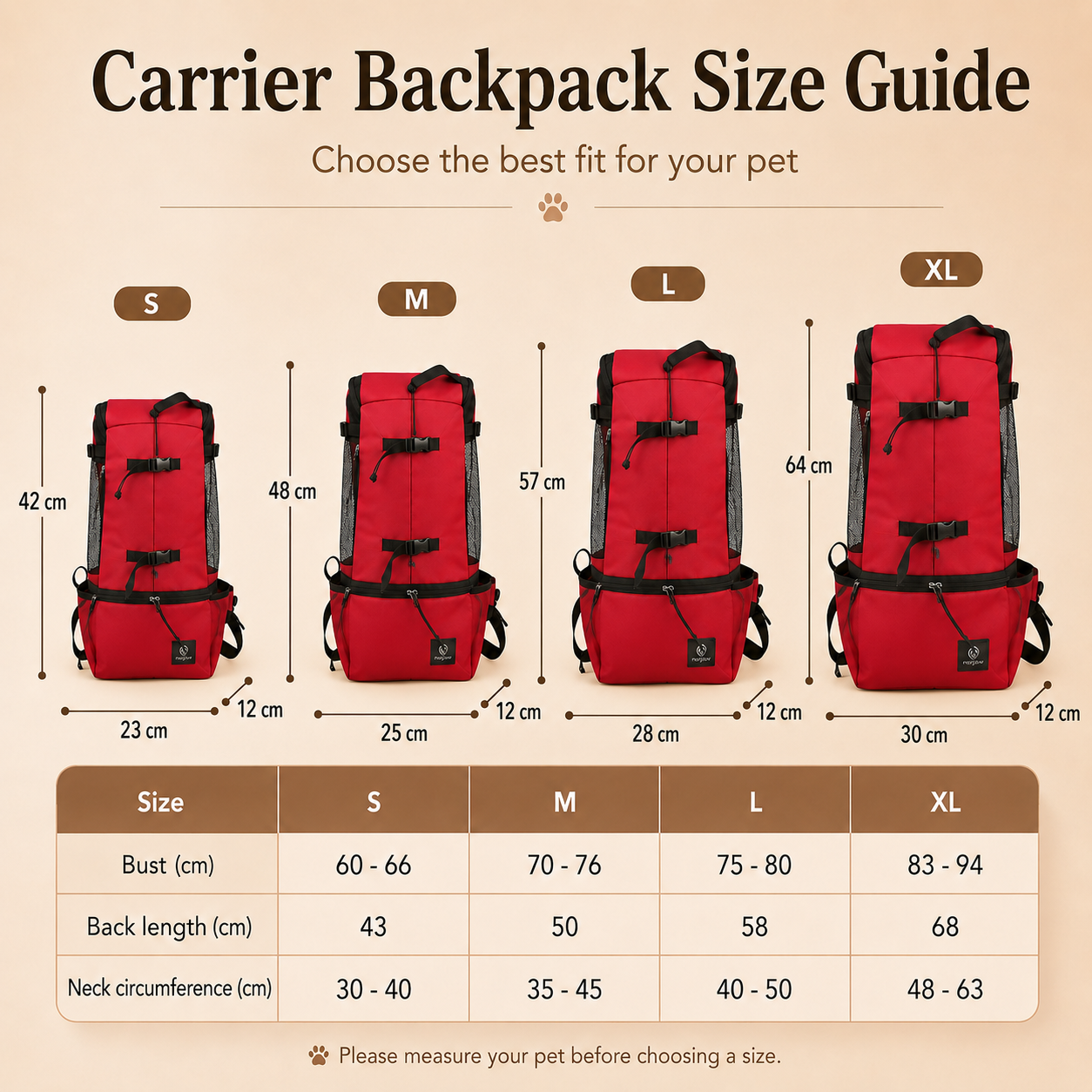 Outdoor Dog Carrier Backpack