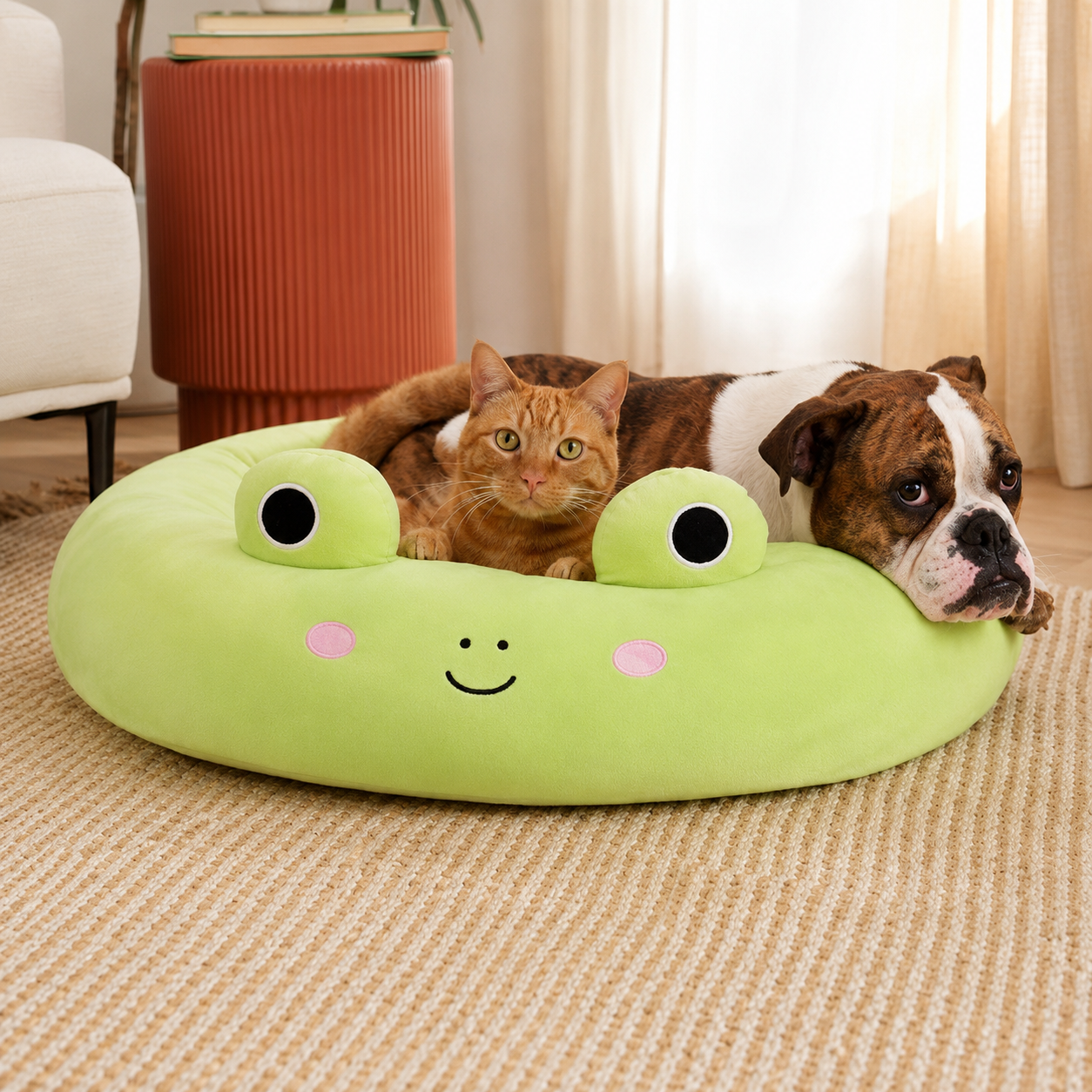 Round Plush Pet Bed