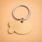 Custom Stainless Steel Fish Pet ID Tag