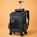 Wheeled Pet Carrier Backpack