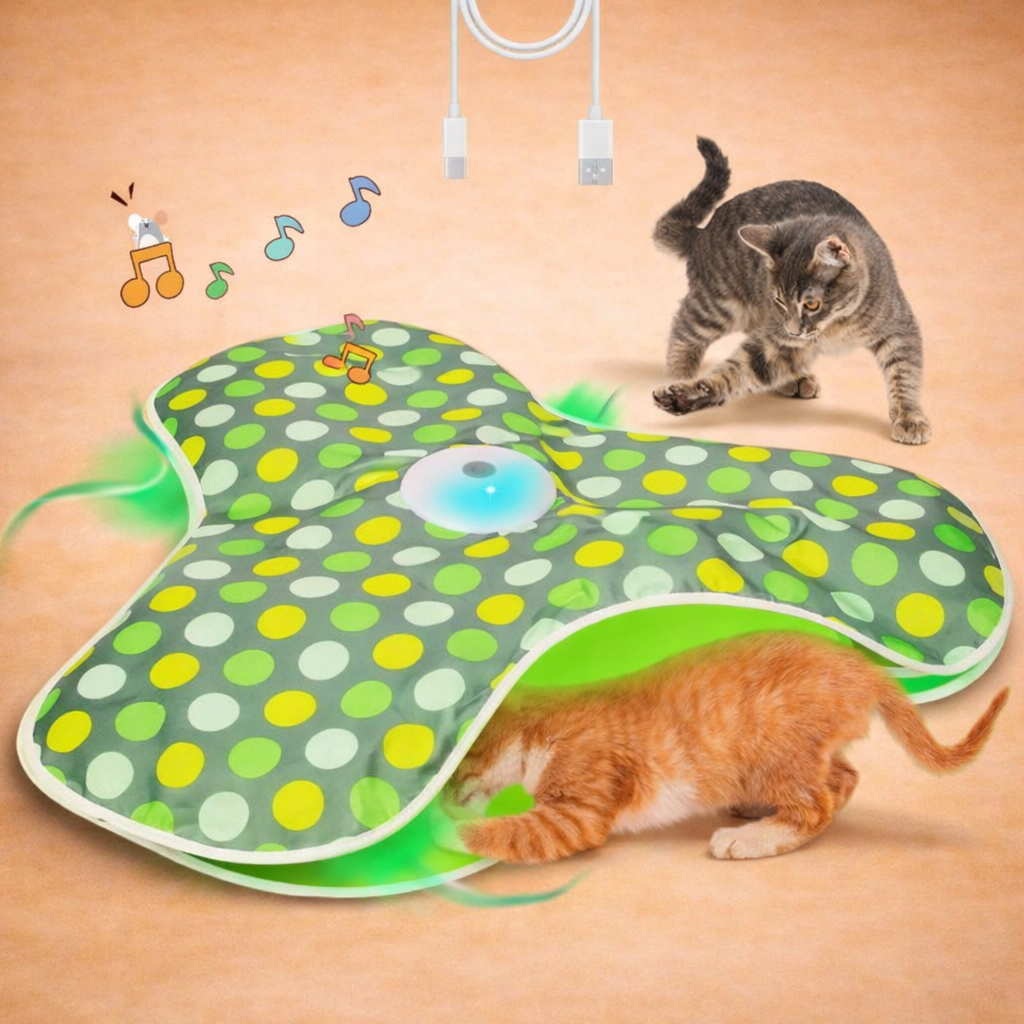 Interactive Hide-and-Seek Cat Toy Mat