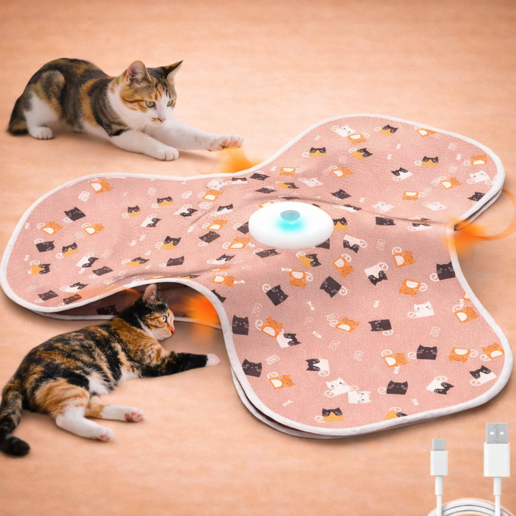 Interactive Hide-and-Seek Cat Toy Mat