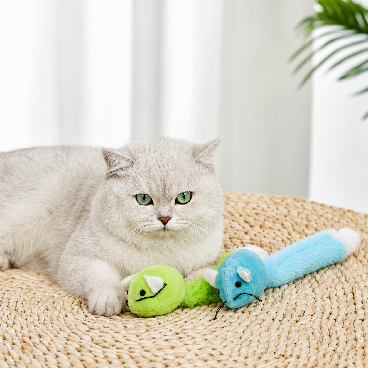 Long Tail Mint Mouse Cat Toy