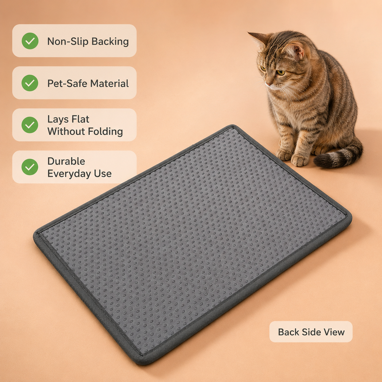Double-Layer Cat Litter Trapping Mat