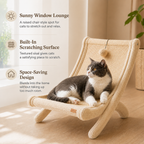 Sisal Cat Lounge Chair & Scratcher