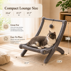 Sisal Cat Lounge Chair & Scratcher