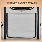 Expandable Pet Carrier Backpack with Back Extension & Storage Pocket