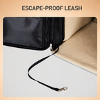 Expandable Pet Carrier Backpack with Back Extension & Storage Pocket