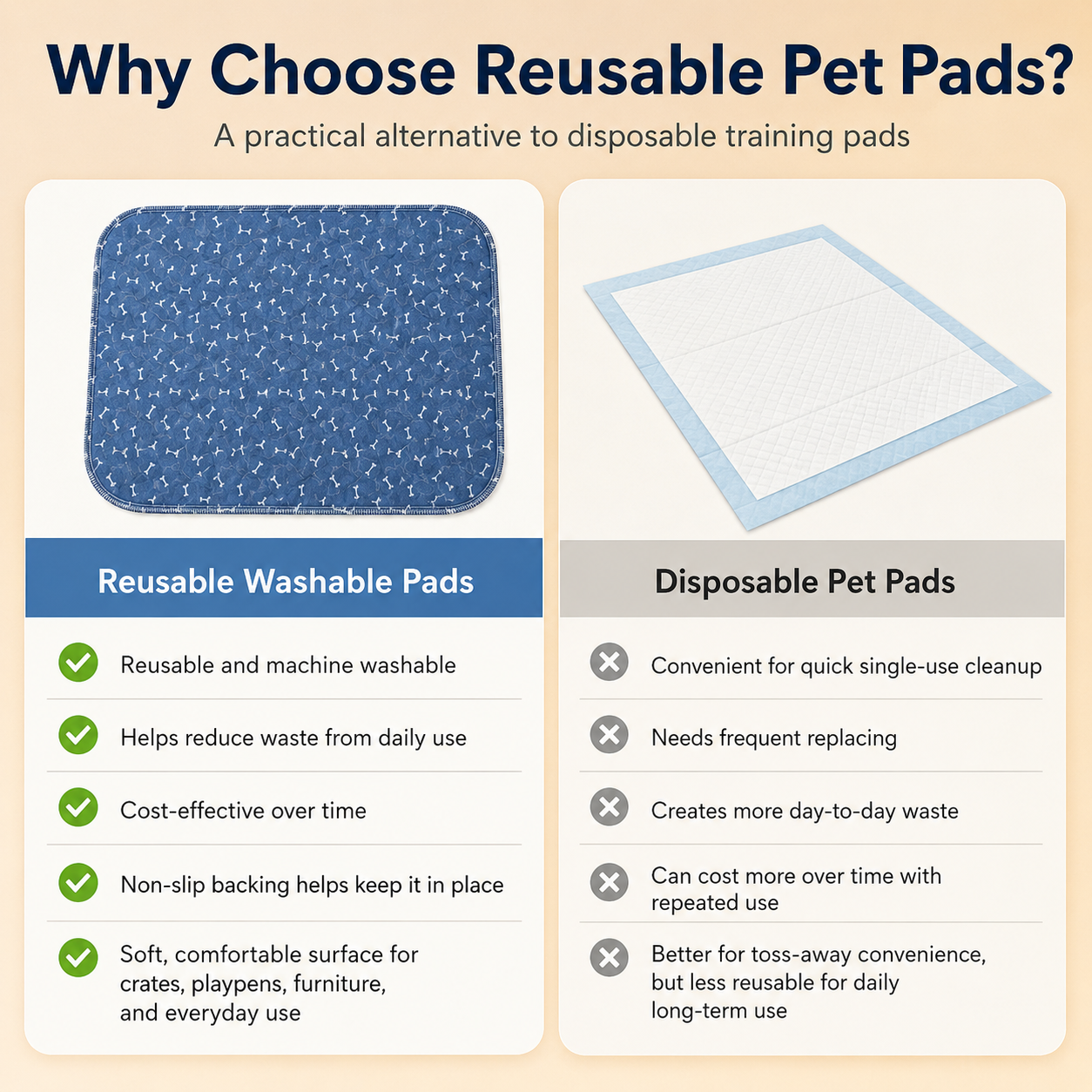 Washable Reusable Pet Training Pad