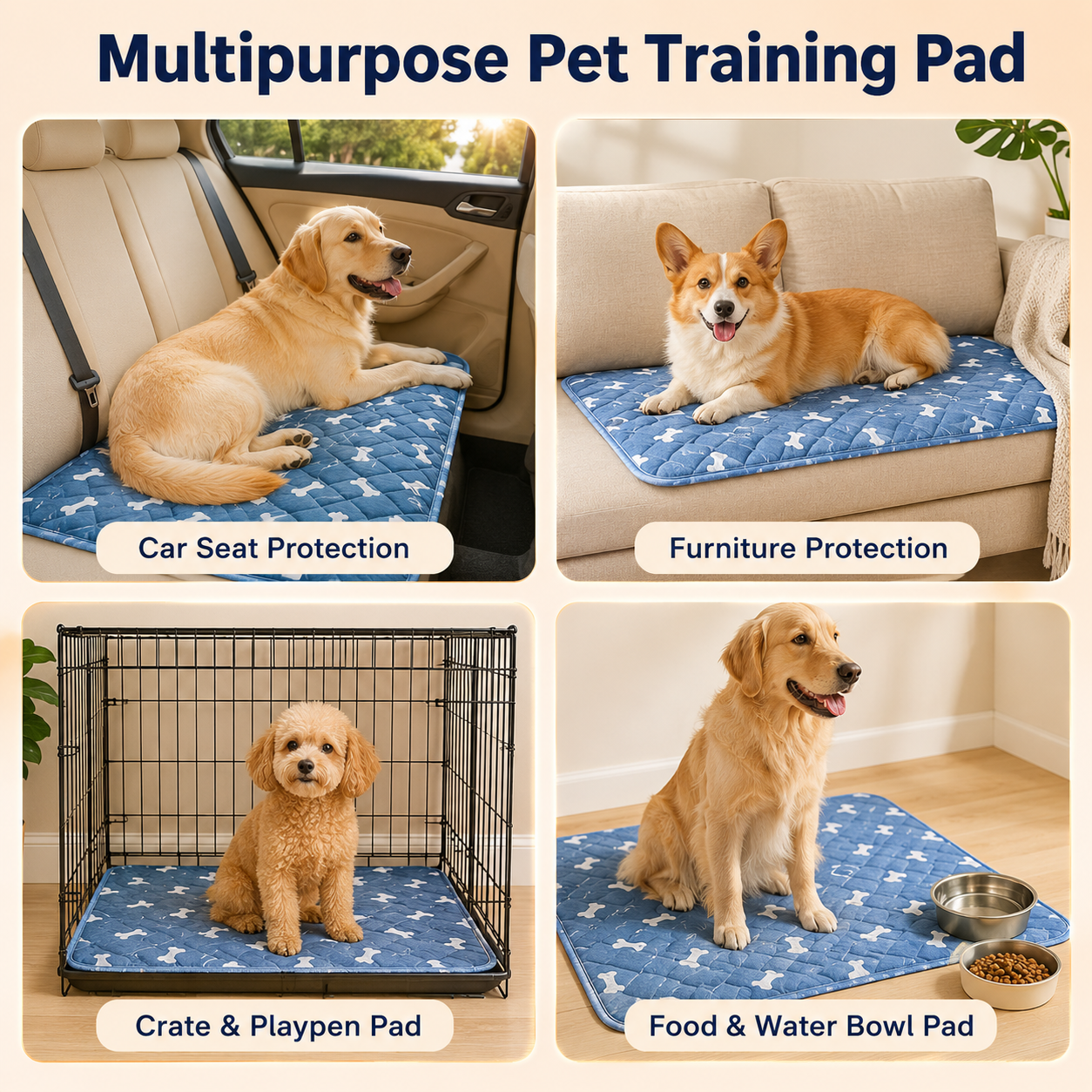 Washable Reusable Pet Training Pad