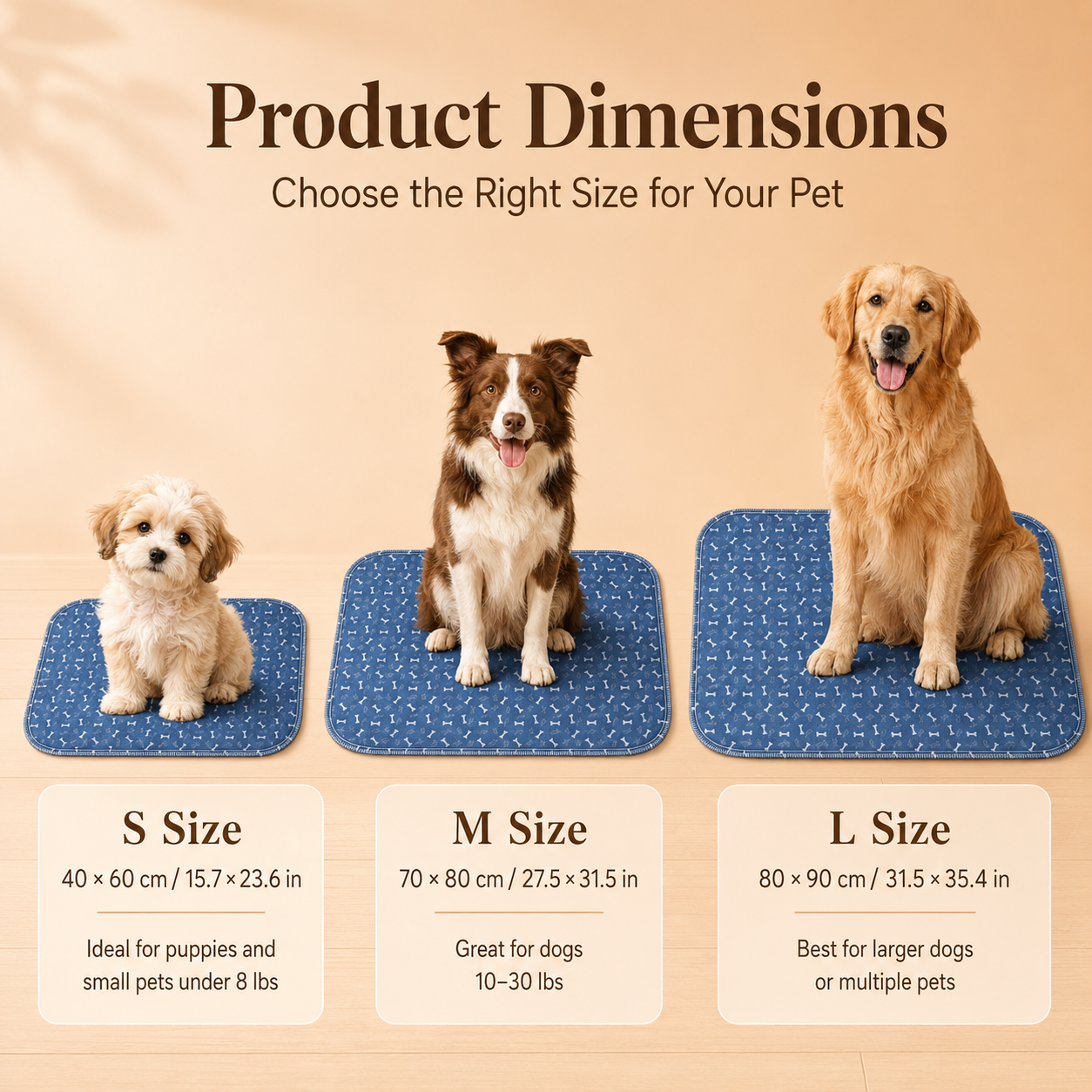 Washable Reusable Pet Training Pad