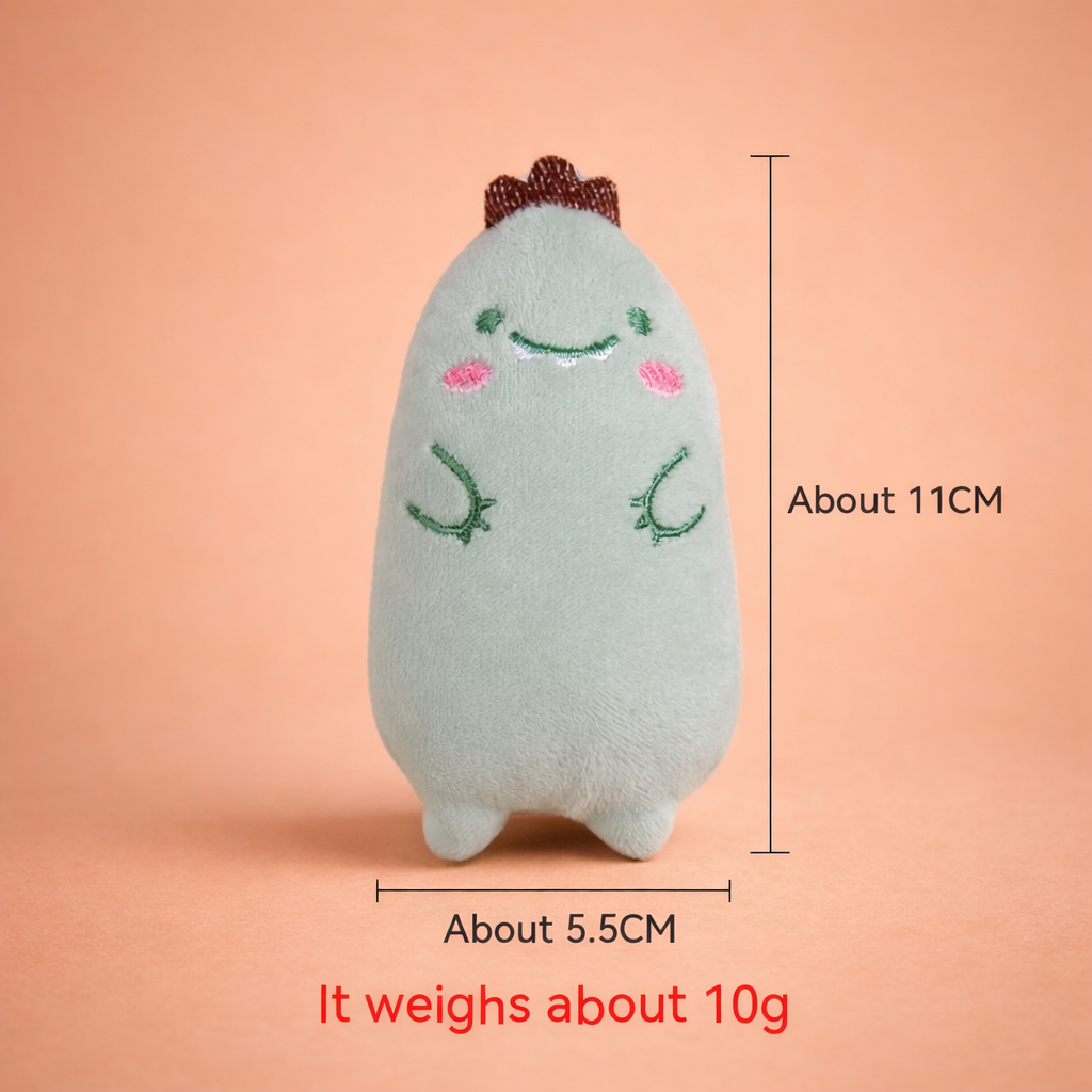 Plush Catnip Cat Toys in Cute Animal Designs