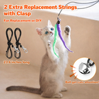 11-Piece Retractable Cat Wand Toy Set