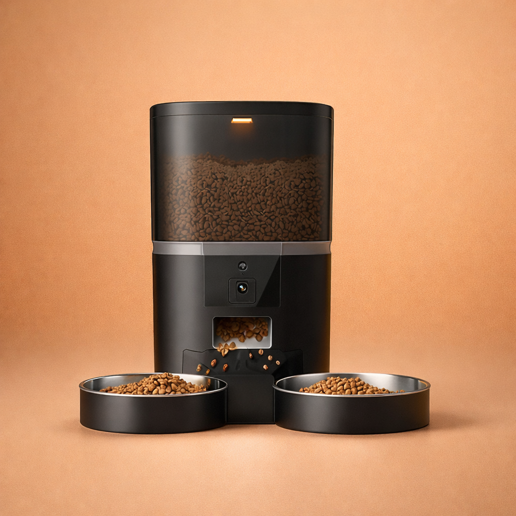 Smart WiFi Pet Feeder with Camera