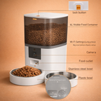 Smart WiFi Pet Feeder with Camera