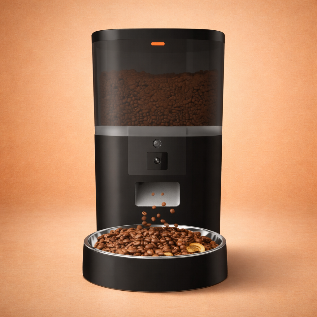 Smart WiFi Pet Feeder with Camera