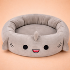 Super Soft Shark Plush Pet Bed