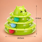 3-Tier Rolling Ball Cat Track Toy