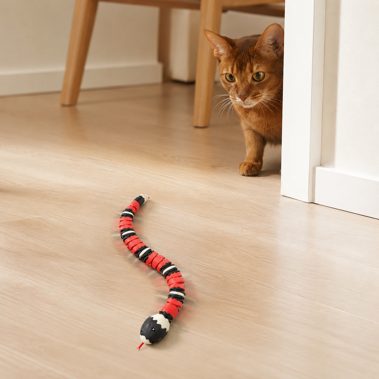 Rechargeable Electric Snake Cat Toy