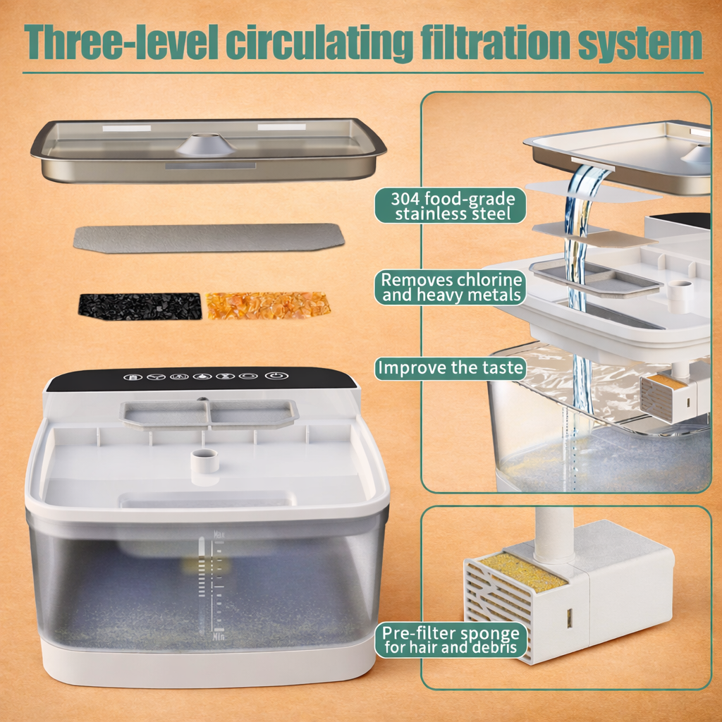 3.5L Intelligent UV Automatic Water Fountain