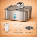 Wireless Water Fountain 7L Stainless Steel