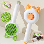 Self-Cleaning Cat Brush for Shedding